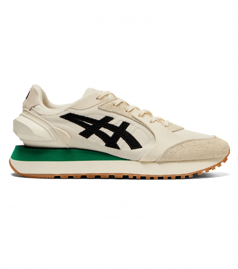 Men\'s Onitsuka Tiger Moage Co Sneakers Cream / Black | 20346-SYOU