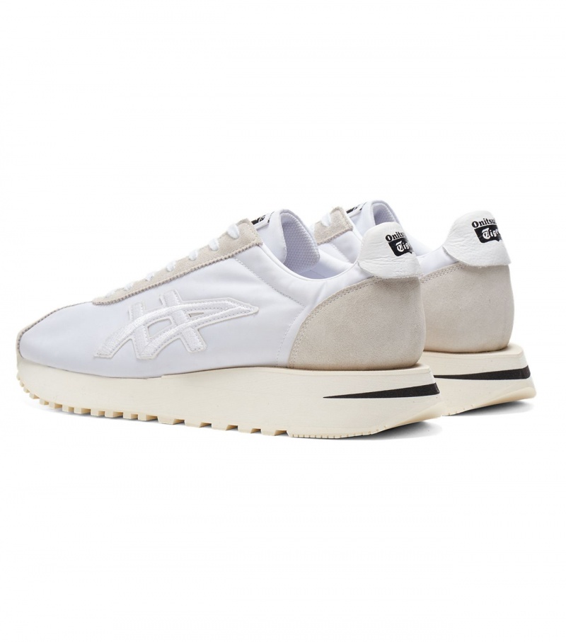 Men's Onitsuka Tiger Moage Mo Sneakers White | 89302-CWPB