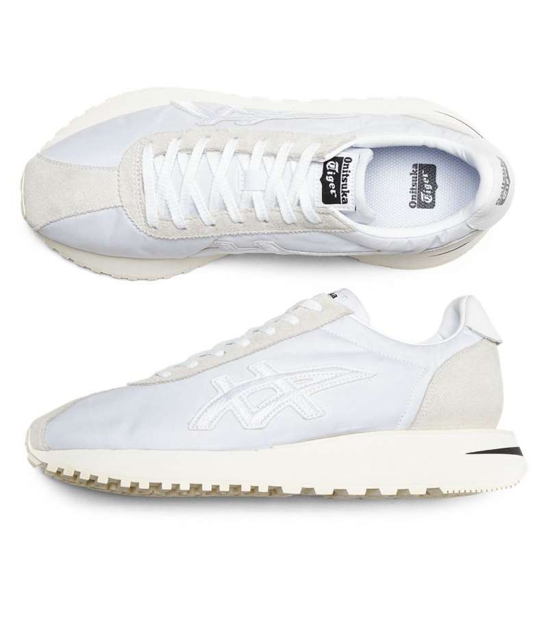 Men's Onitsuka Tiger Moage Mo Sneakers White | 89302-CWPB