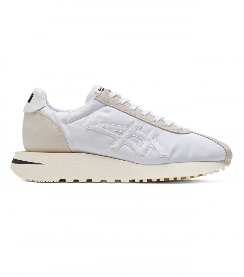 Men\'s Onitsuka Tiger Moage Mo Sneakers White | 89302-CWPB