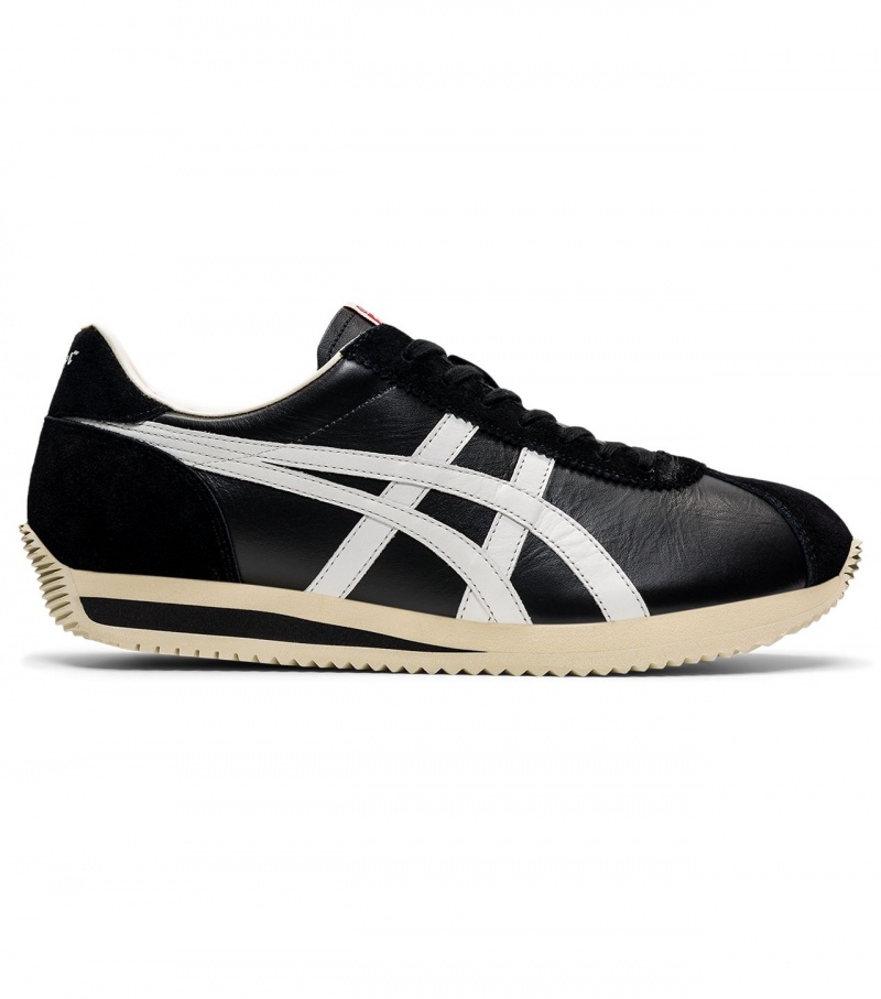 Men\'s Onitsuka Tiger Moal 77 Nm Sneakers Black / White | 65049-SFBP