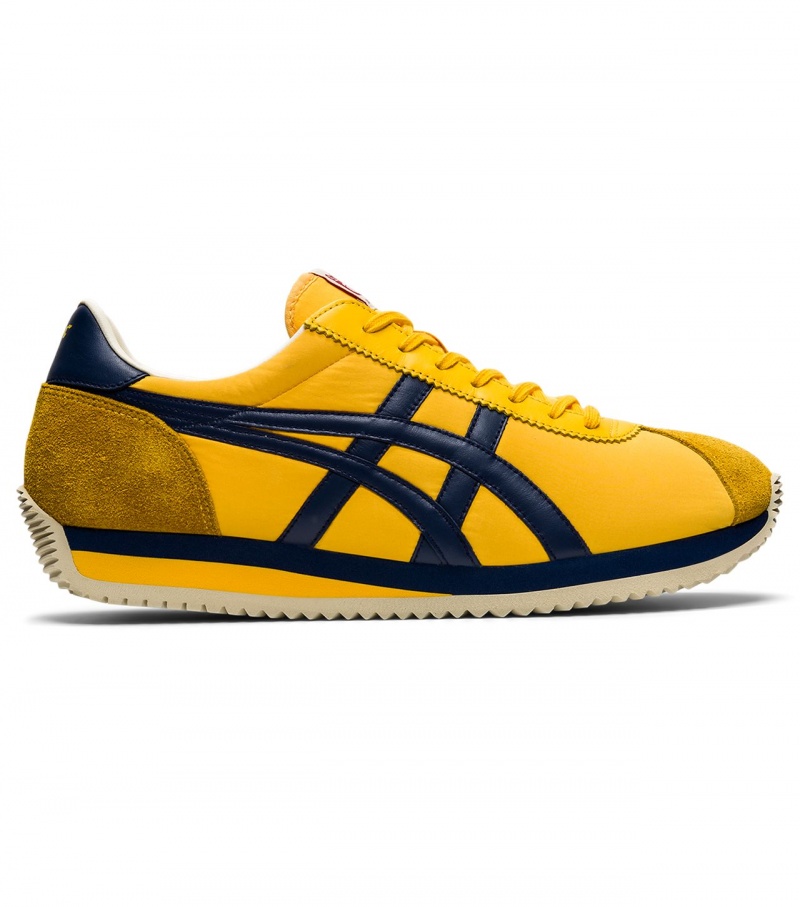 Men\'s Onitsuka Tiger Moal 77 Nm Sneakers Yellow / Navy | 95810-SYJN