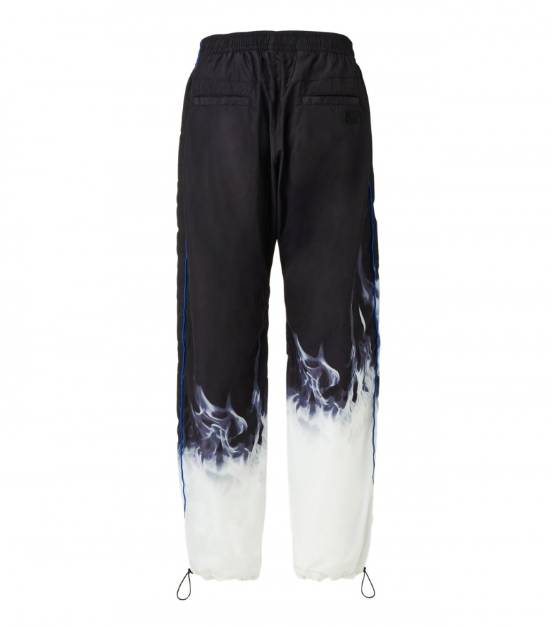 Men's Onitsuka Tiger P Track Pants Black / Blue | 31049-OKIZ