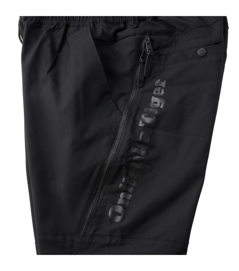 Men's Onitsuka Tiger Pants Black | 07485-BKJF