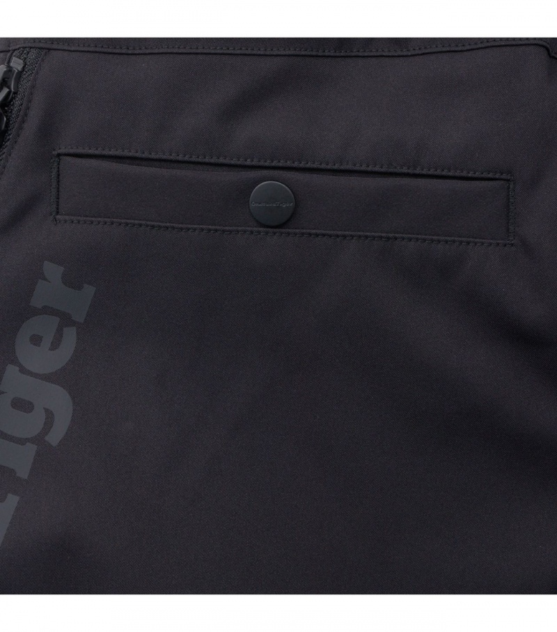 Men's Onitsuka Tiger Pants Black | 35104-FSDE