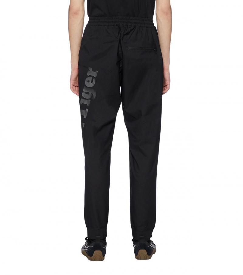 Men's Onitsuka Tiger Pants Black | 96720-CYQD