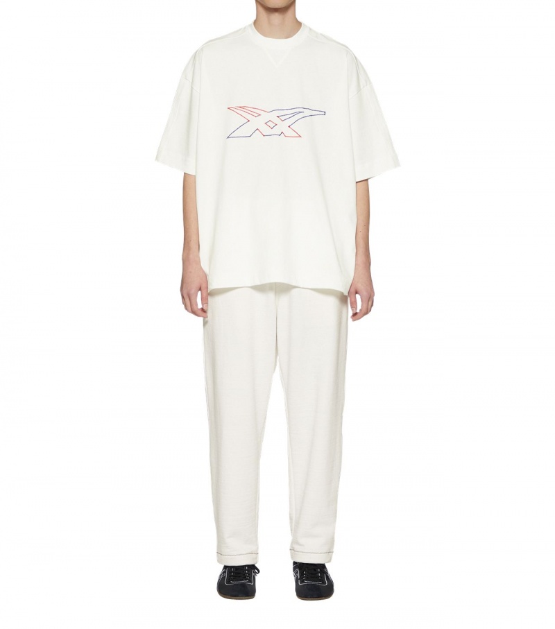 Men's Onitsuka Tiger Pants White | 79803-LSRP