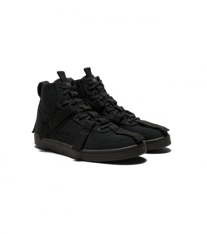 Men's Onitsuka Tiger Petal Boots Black | 10439-ZTSF