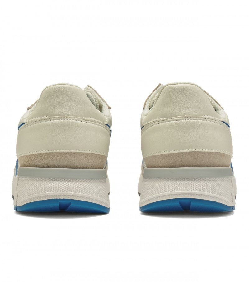 Men's Onitsuka Tiger Rebilac Runner Sneakers Cream / Blue | 93542-PLSU