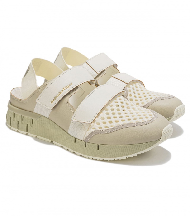 Men's Onitsuka Tiger Rebilac Sandal Sandals Cream | 76910-ALNU