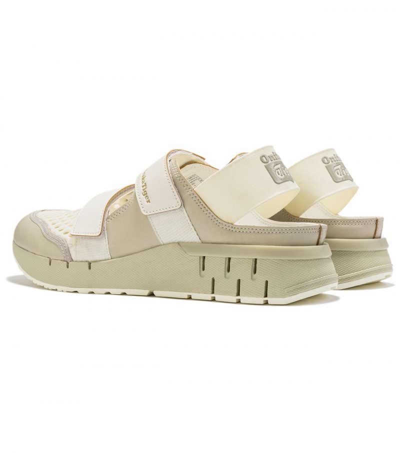 Men's Onitsuka Tiger Rebilac Sandal Sandals Cream | 76910-ALNU