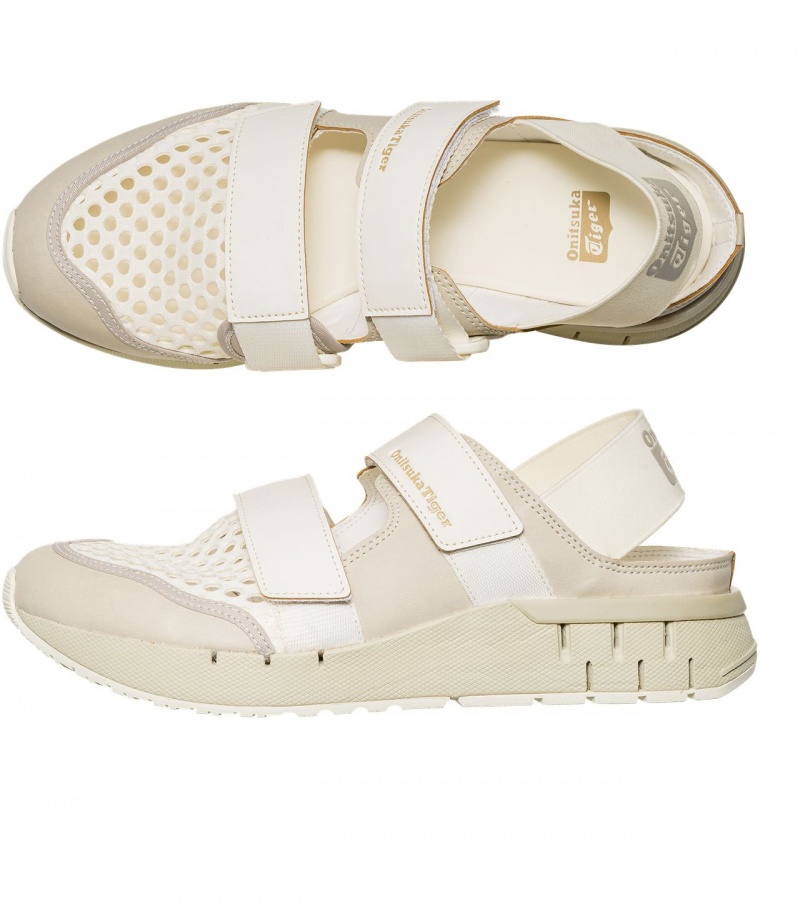 Men's Onitsuka Tiger Rebilac Sandal Sandals Cream | 76910-ALNU