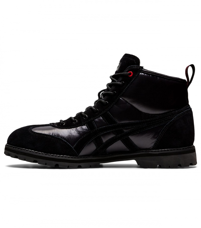 Men's Onitsuka Tiger Rinkan Boot High Tops Black | 51972-EBWC