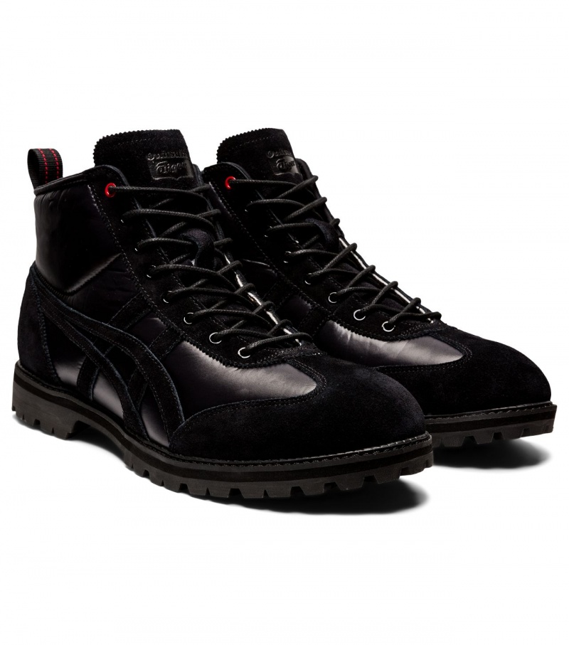 Men's Onitsuka Tiger Rinkan Boot High Tops Black | 51972-EBWC