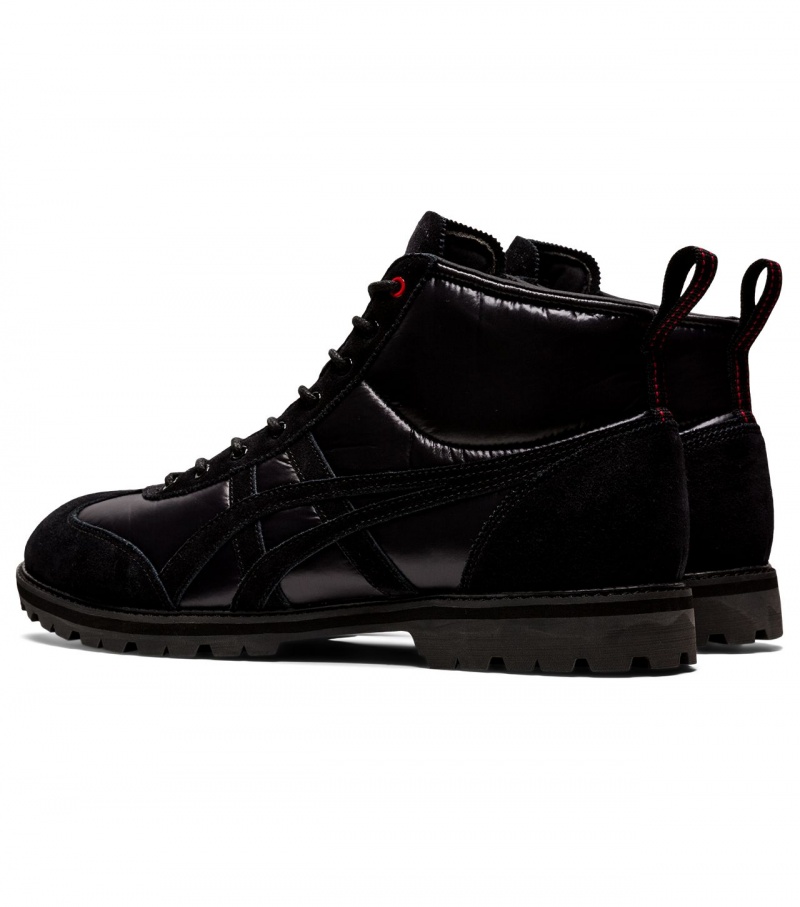 Men's Onitsuka Tiger Rinkan Boot High Tops Black | 51972-EBWC