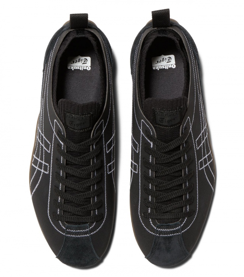 Men's Onitsuka Tiger Sclaw Low Tops Black / White | 12890-KUST