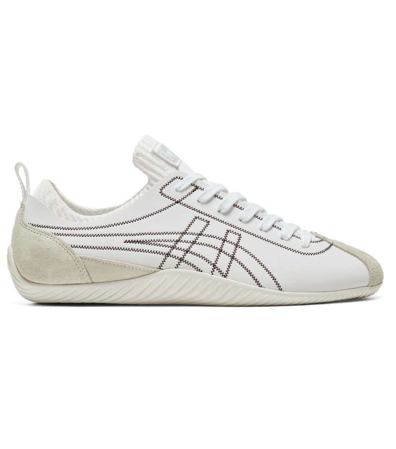 Men\'s Onitsuka Tiger Sclaw Low Tops White / Black | 26840-MPZE