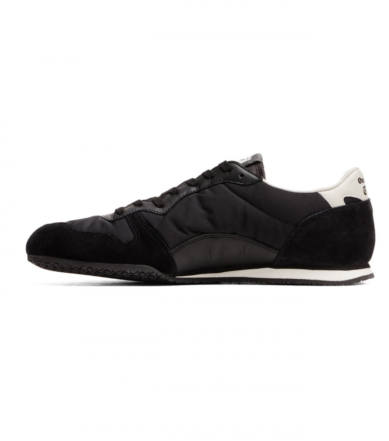 Men's Onitsuka Tiger Serrano Cl Low Tops Black | 46209-SLJQ