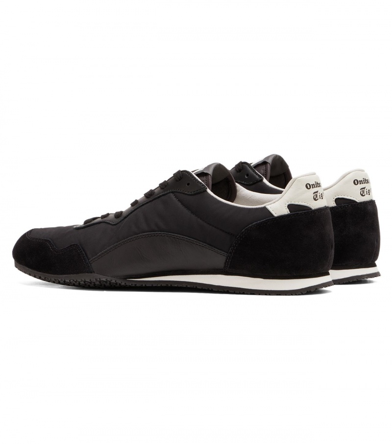 Men's Onitsuka Tiger Serrano Cl Low Tops Black | 46209-SLJQ