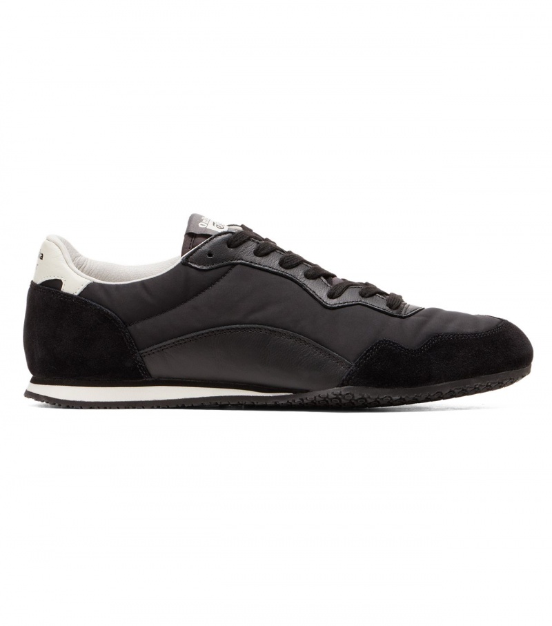 Men\'s Onitsuka Tiger Serrano Cl Low Tops Black | 46209-SLJQ