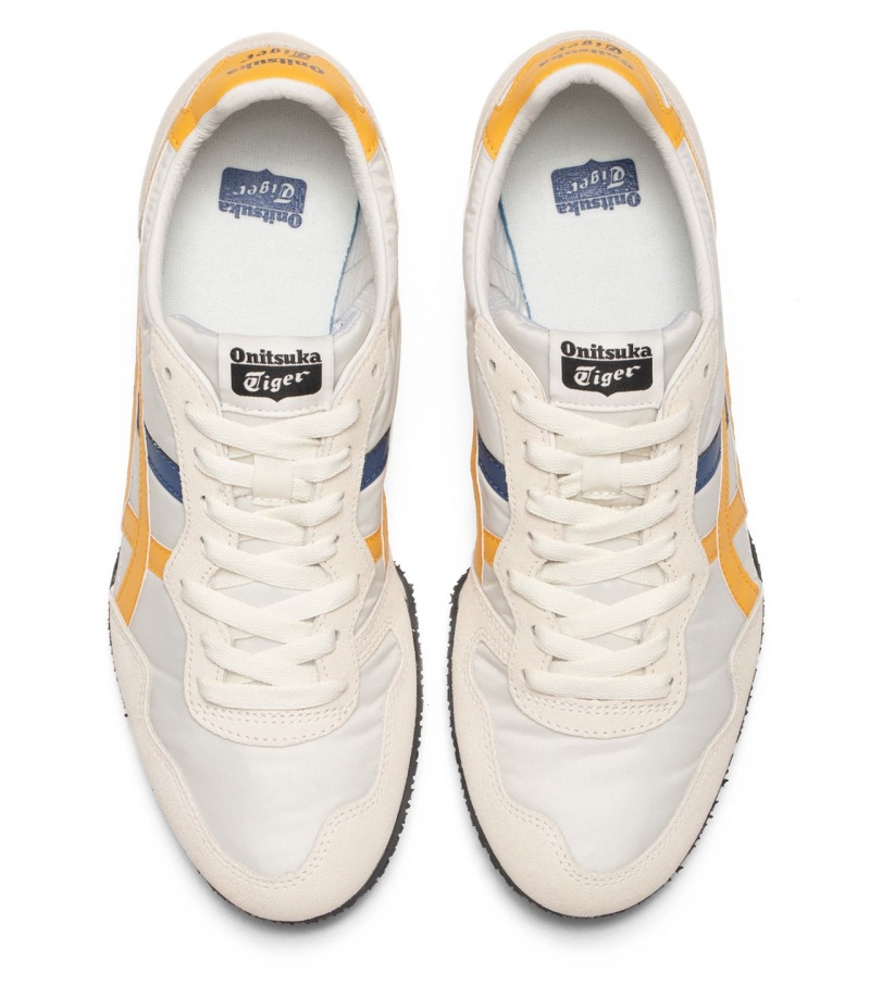 Men's Onitsuka Tiger Serrano Low Tops Cream / Yellow | 72314-LODH