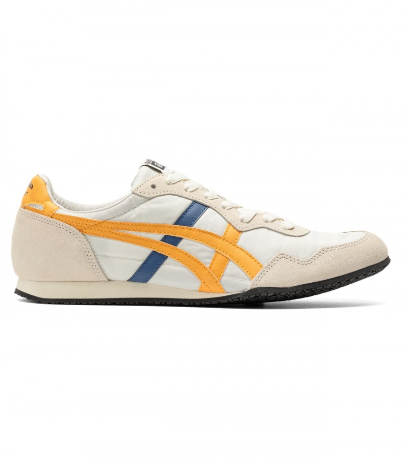 Men\'s Onitsuka Tiger Serrano Low Tops Cream / Yellow | 72314-LODH