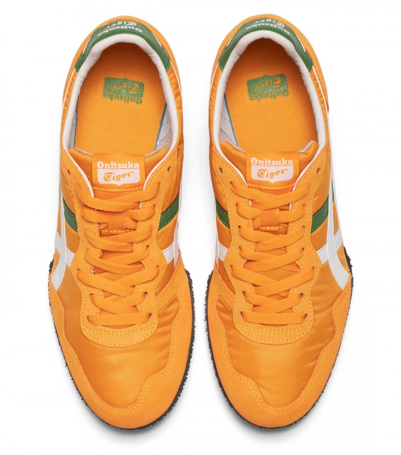 Men's Onitsuka Tiger Serrano Low Tops Orange / White | 30941-SNAW