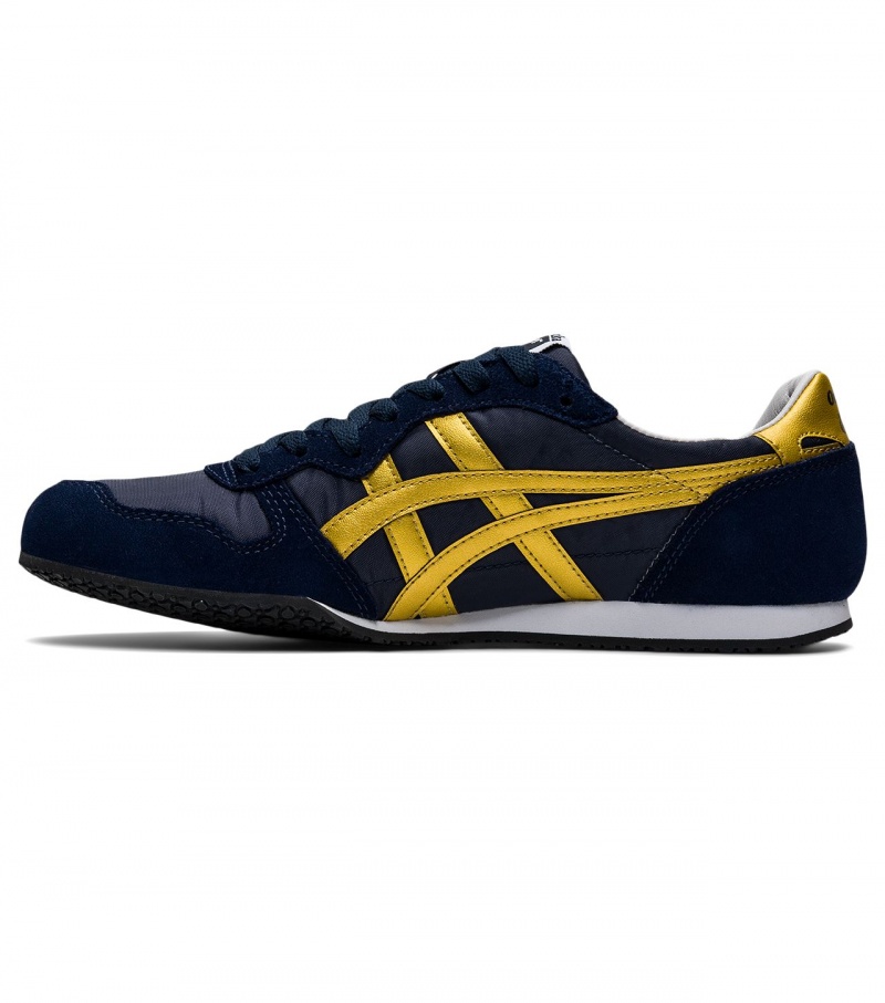 Men's Onitsuka Tiger Serrano Sneakers Gold | 69078-XOFS