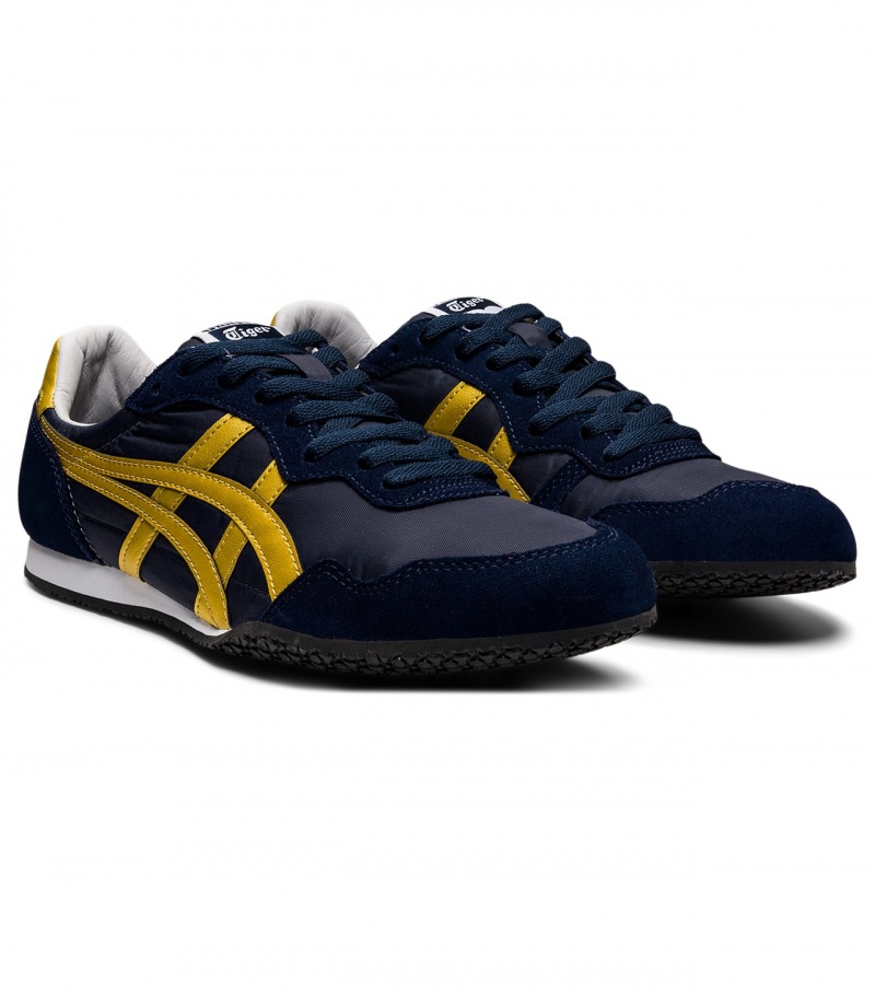 Men's Onitsuka Tiger Serrano Sneakers Gold | 69078-XOFS