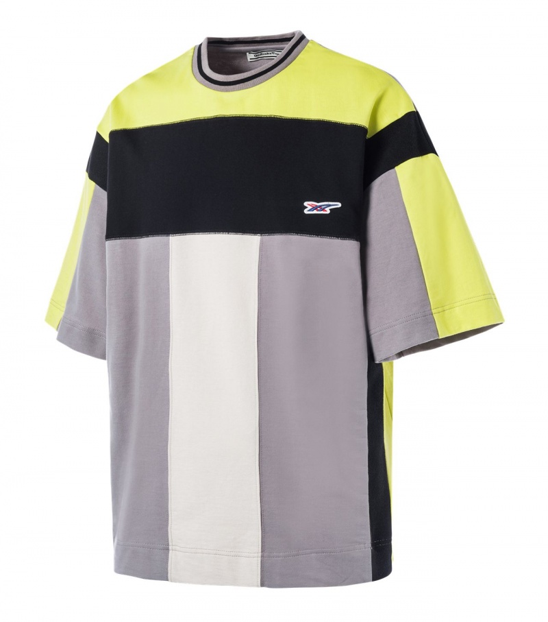 Men's Onitsuka Tiger Shirts Yellow | 25879-YPMG