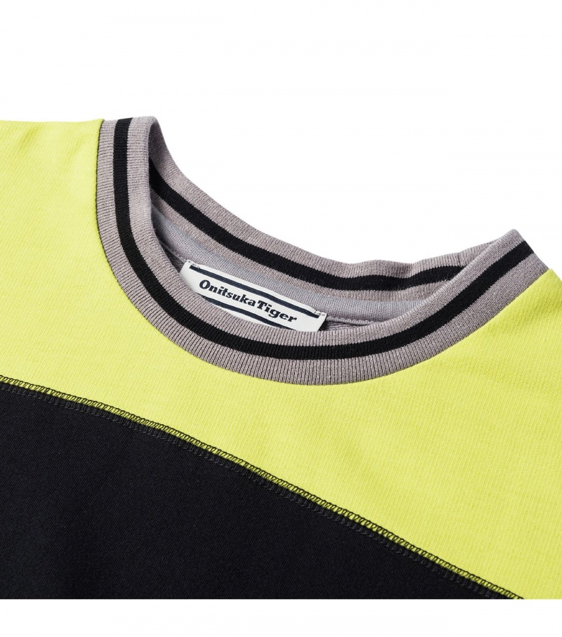 Men's Onitsuka Tiger Shirts Yellow | 25879-YPMG