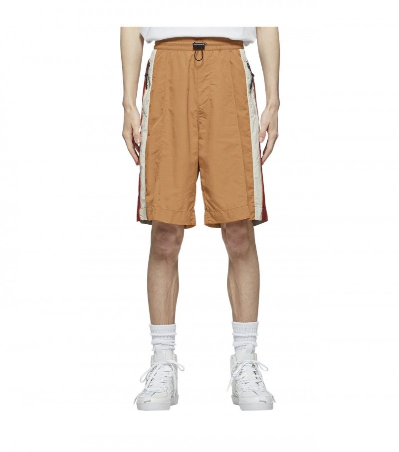 Men's Onitsuka Tiger Shorts Brown | 42609-FSCR