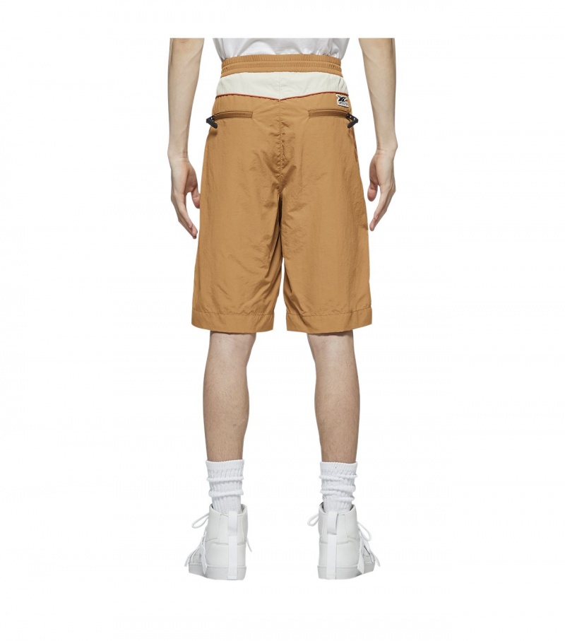 Men's Onitsuka Tiger Shorts Brown | 42609-FSCR