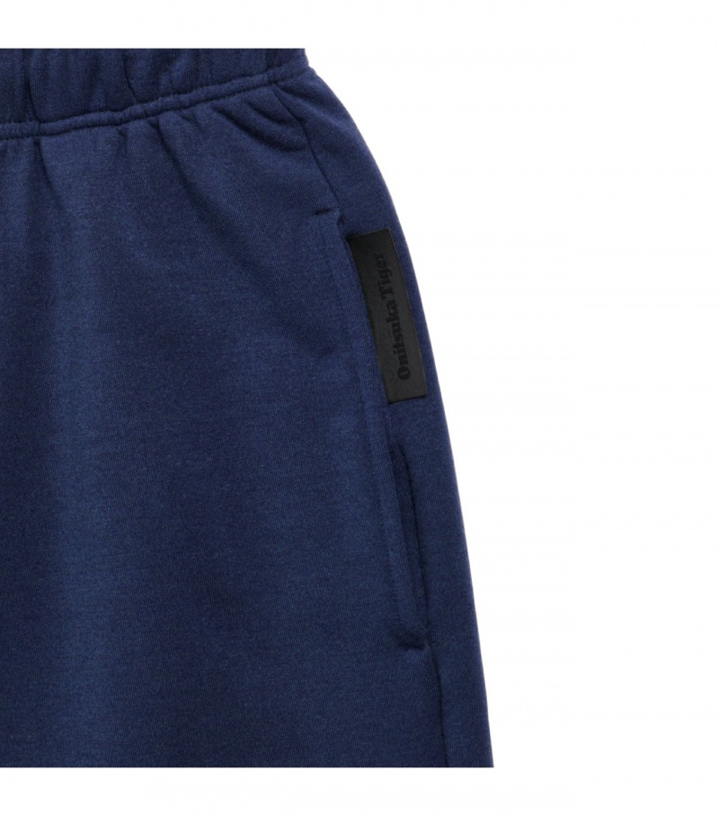 Men's Onitsuka Tiger Shorts Navy | 49862-SVPX