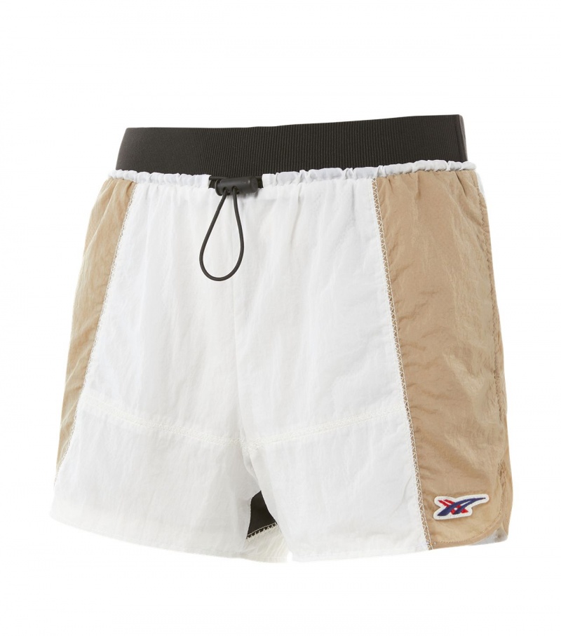 Men's Onitsuka Tiger Shorts White | 12875-NFGB