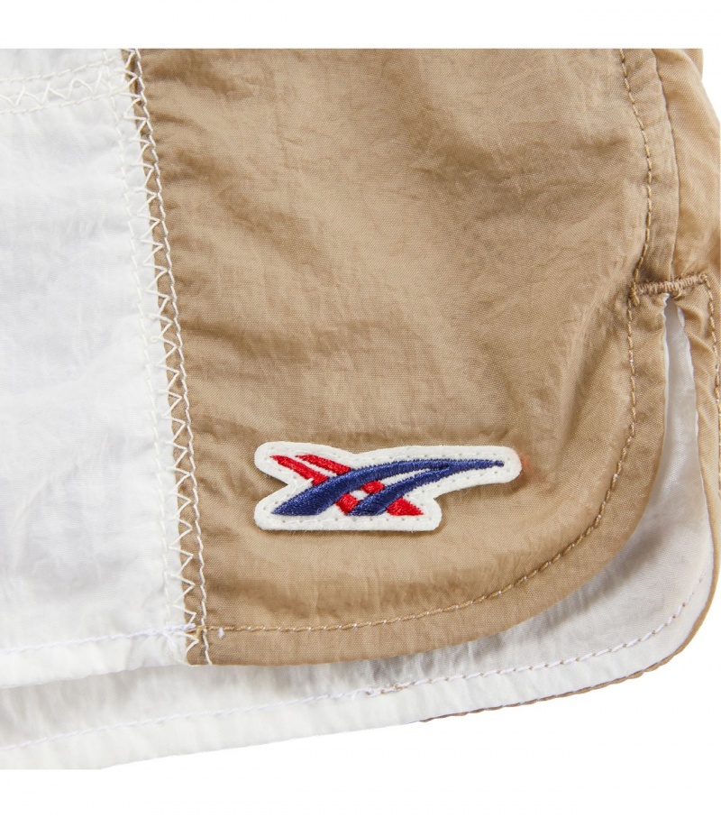 Men's Onitsuka Tiger Shorts White | 12875-NFGB