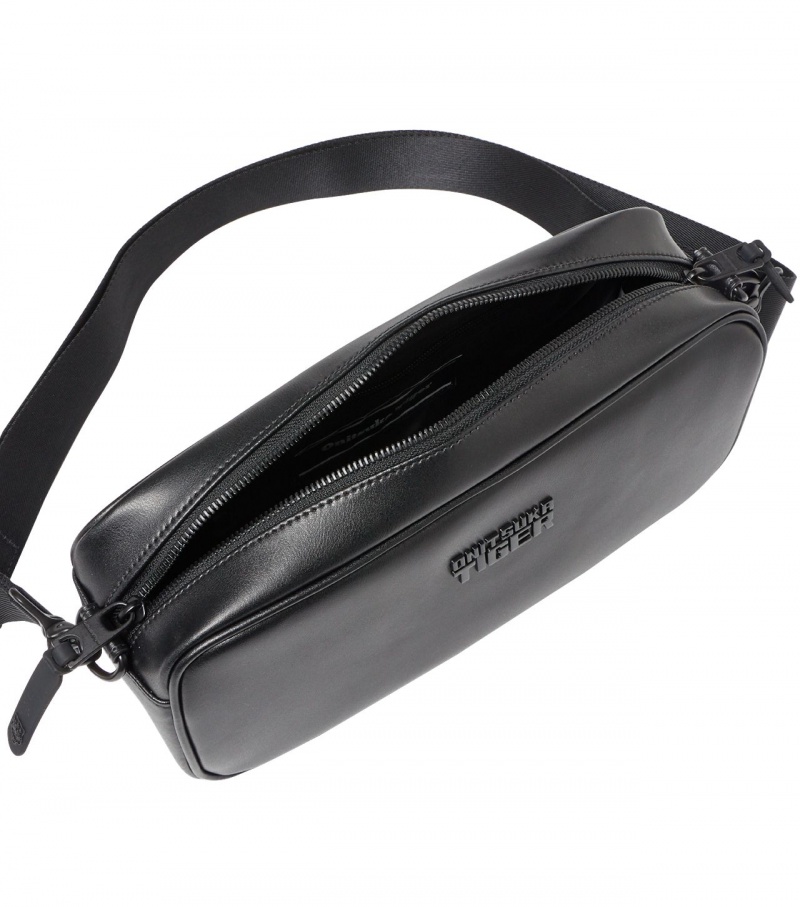 Men's Onitsuka Tiger Shoulder Bag Bags Black | 53078-CSOJ