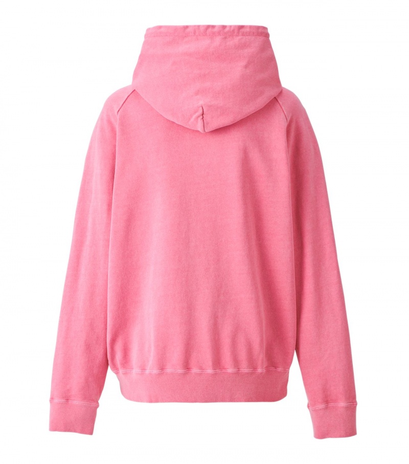 Men's Onitsuka Tiger Sweat Hoodie Pink | 28176-YEKJ