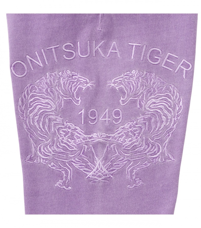 Men's Onitsuka Tiger Sweat Pants Lavender | 74031-DIQZ