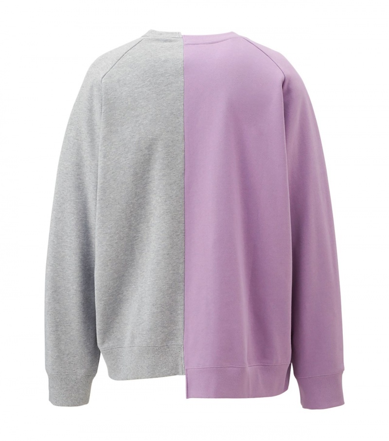 Men's Onitsuka Tiger Sweat Tops Lavender / Grey | 40397-ZVUB