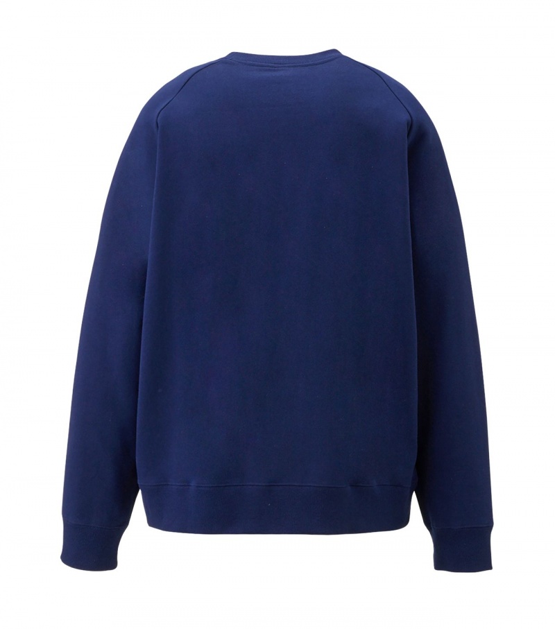 Men's Onitsuka Tiger Sweat Tops Navy | 93815-VQTM