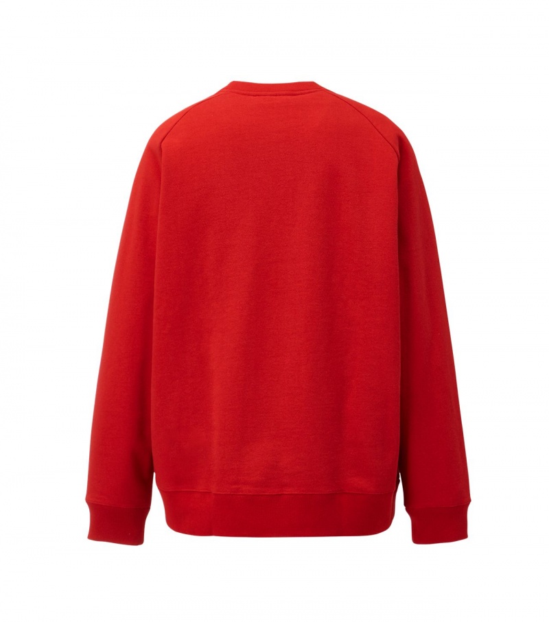 Men's Onitsuka Tiger Sweat Tops Red | 10569-OYSR