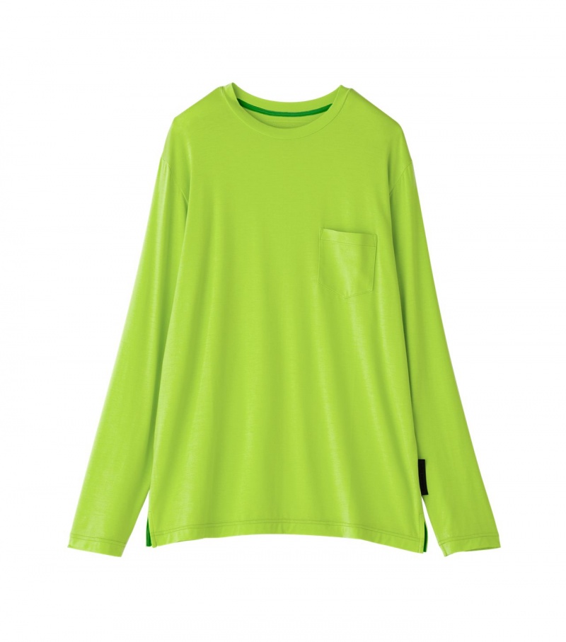 Men\'s Onitsuka Tiger Sweatshirts Light Green | 84012-JCUX