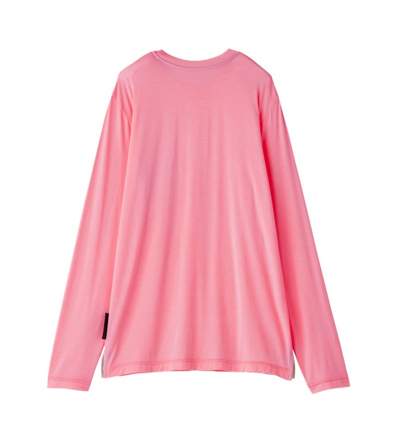 Men's Onitsuka Tiger Sweatshirts Pink | 14276-FNDQ