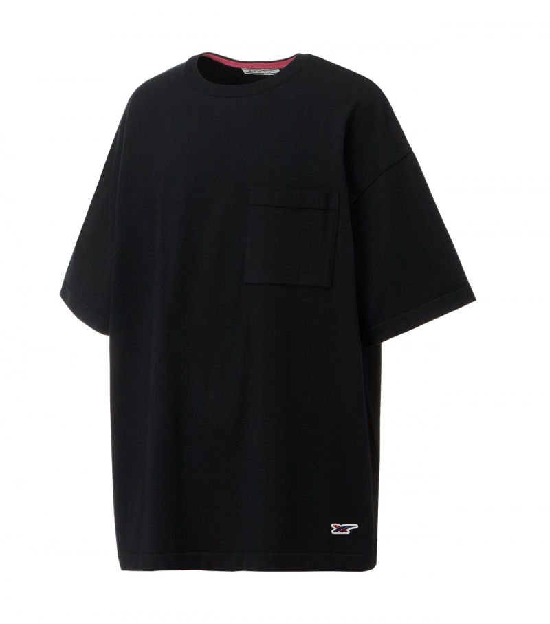 Men's Onitsuka Tiger T Shirts Black | 36951-DGWX