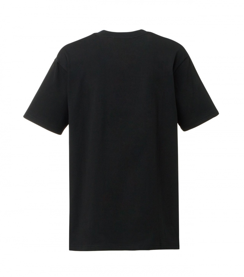 Men's Onitsuka Tiger T Shirts Black | 61075-PXFS