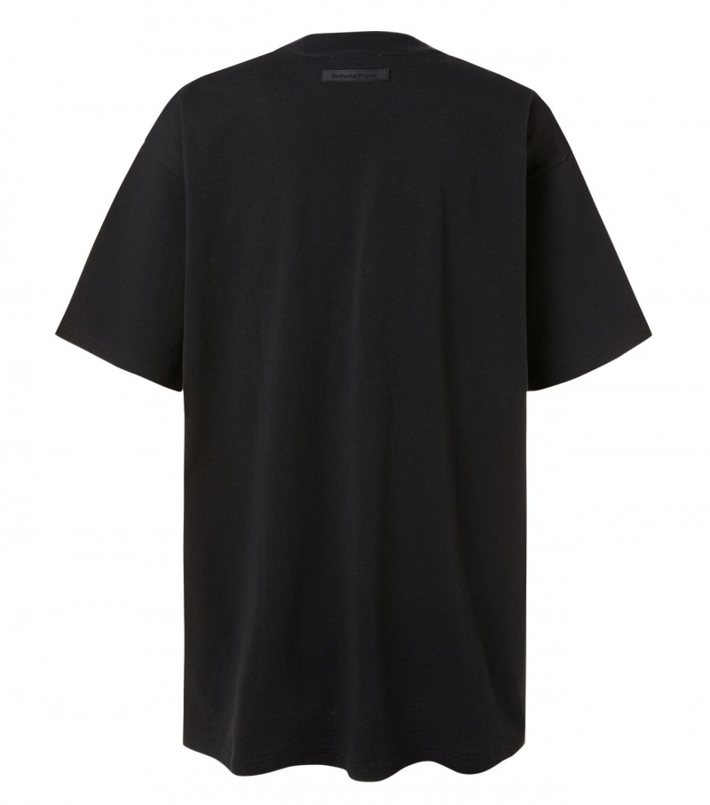 Men's Onitsuka Tiger T Shirts Black | 94782-GRCS