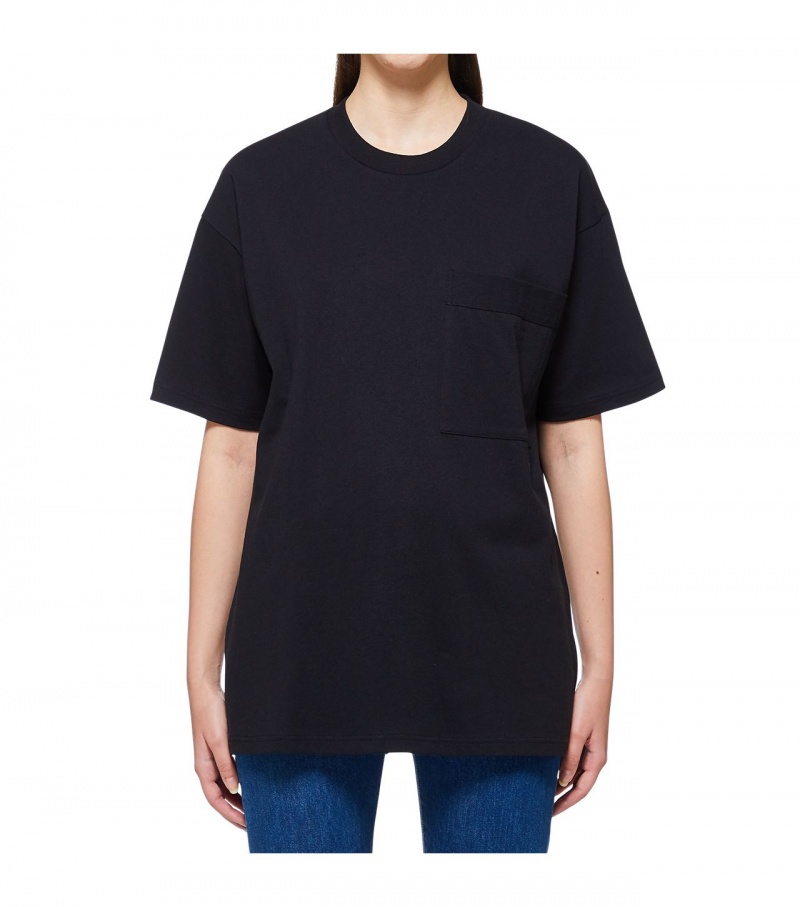 Men's Onitsuka Tiger T Shirts Black | 94782-GRCS