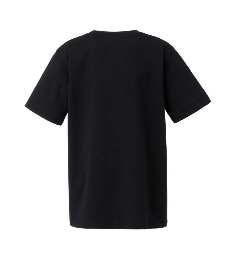 Men's Onitsuka Tiger T Shirts Black / White | 03162-DLOA