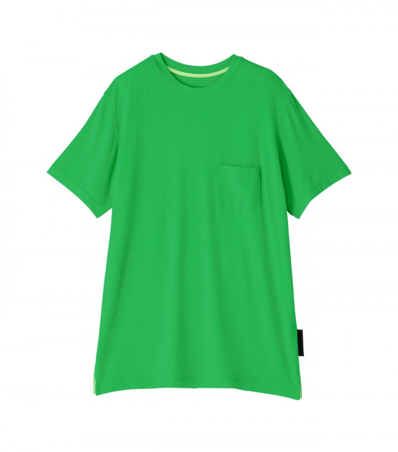 Men\'s Onitsuka Tiger T Shirts Green | 93062-FONC